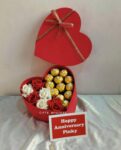 HEART FERRERO BOX By GiftsMyStore